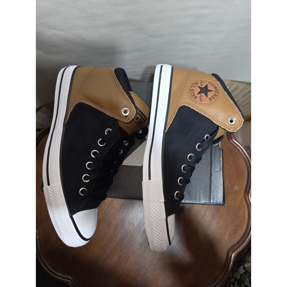 Converse CTAS High Street Mid Warm Tan Black Men's 9 Women's 11 A17942C NWB